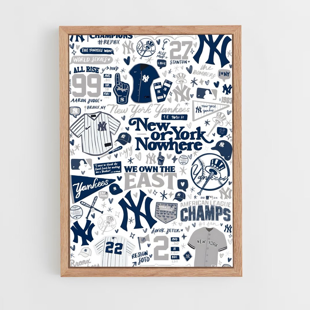 Poster New York Legends – affiche Baseball (vue 4)